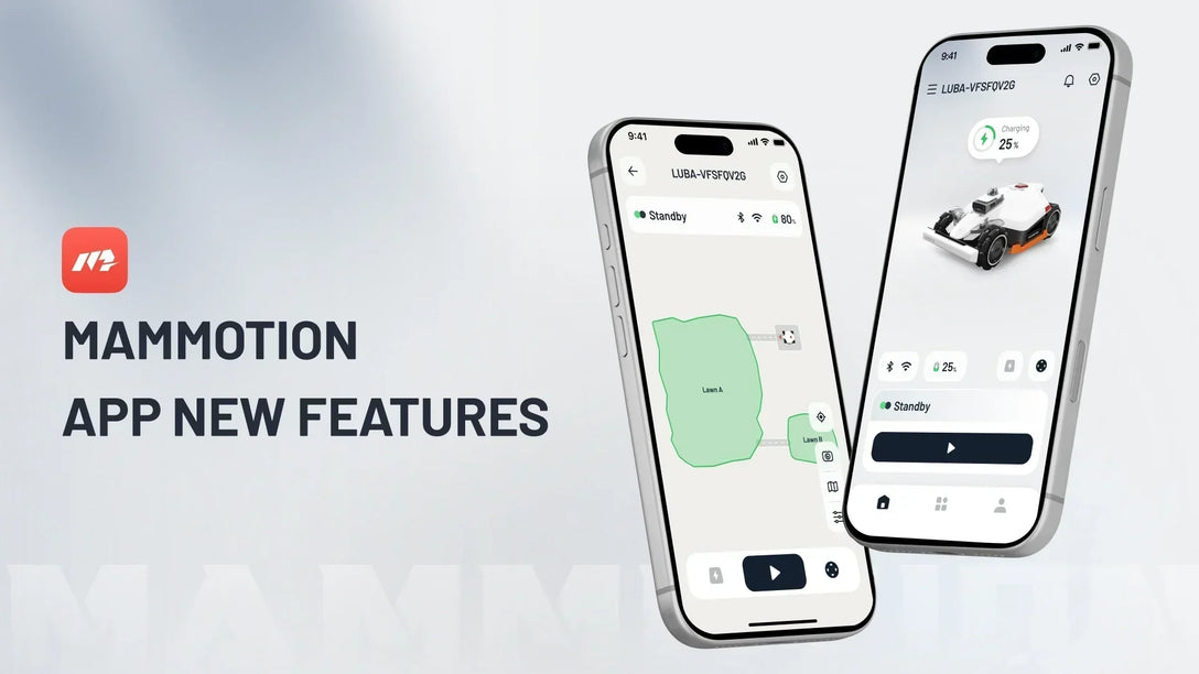 mammotion app nieuwe functies