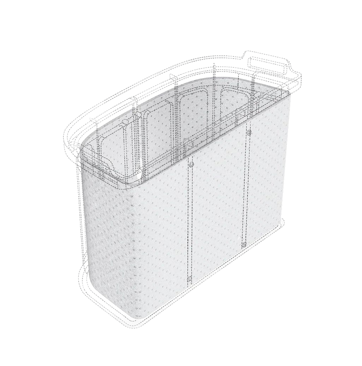 Interne filtermand