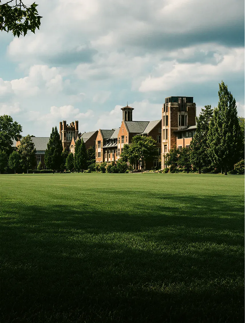 Groenvoorziening op een campus