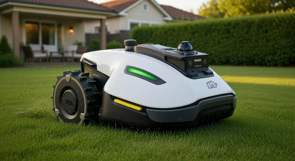 YUKA mini 2 op het gazon