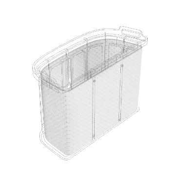Interne filtermand